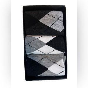 Dress Up Socks 3 Pack Classic Cotton Dress Socks for Men - Patterned Socks